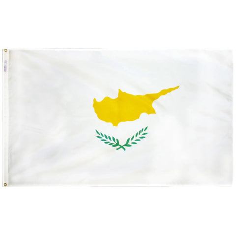 Cyprus National Flag 200 Denier Outdoor Nylon – UV-Resistant SolarGuard Colors | Made in USA Freedom Flag and Pole 