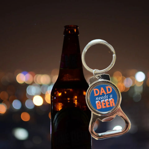 Dad Beer Bottle Opener Keychain – Practical Dad Gift Accessory | Handcrafted in USA Michelle Marie Boutique  Keychain