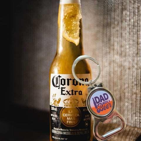Dad Beer Bottle Opener Keychain – Practical Dad Gift Accessory | Handcrafted in USA Michelle Marie Boutique  Keychain