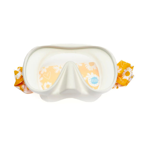 Daisy Love Print Adult Swim Mask – Anti-Fog Silicone Frame Goggles with Tempered Glass Lenses | Assembled In USA Splash Place  Adult Swim Mask