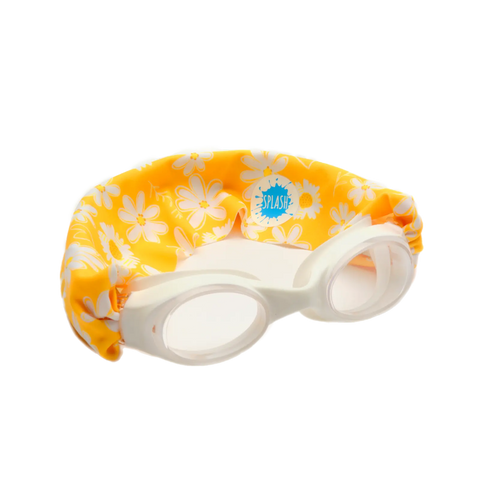 Daisy Love Print Swim Goggles With Tangle-Free Strap – One Size Fits Kids to Adults | Assembled In USA Splash Place  Swim Goggles
