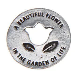 Daughter Blessing Ring Charm – Handcrafted Recycled Pewter Token | Sentimental Gift Made in USA Whitney Howard Designs  Blessing Ring