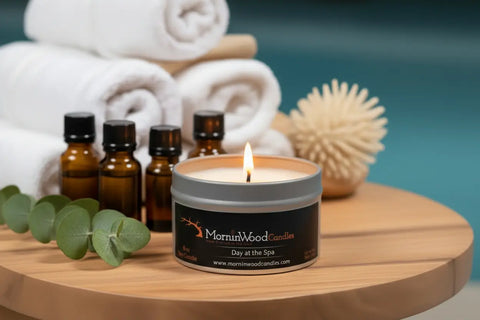Day at the Spa - Soy Tin Collection MorninWood Candles  Candles