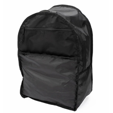 The MIS Daypack Plus Gen2 - Black is a durable nylon backpack with a spacious main compartment, front zip pocket, and padded laptop pocket, shown against a white background.