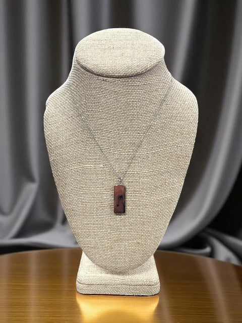 Dazzling Glitter Resin Necklace | a Kaleidoscope of Orange, Purple, Yellow, & Black Michelle Marie Boutique  Necklaces