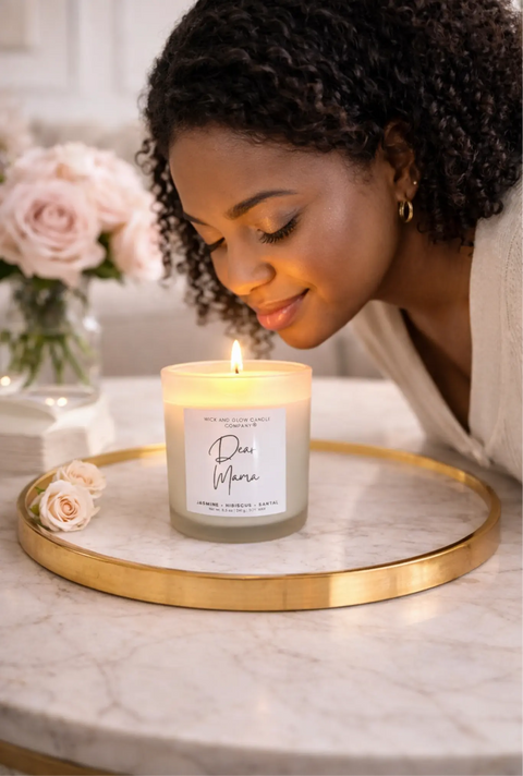 Dear Mama Gift Set – Luxury Candle, Reed Diffuser & Home Spray The Wick and Glow Candle Company  Candles