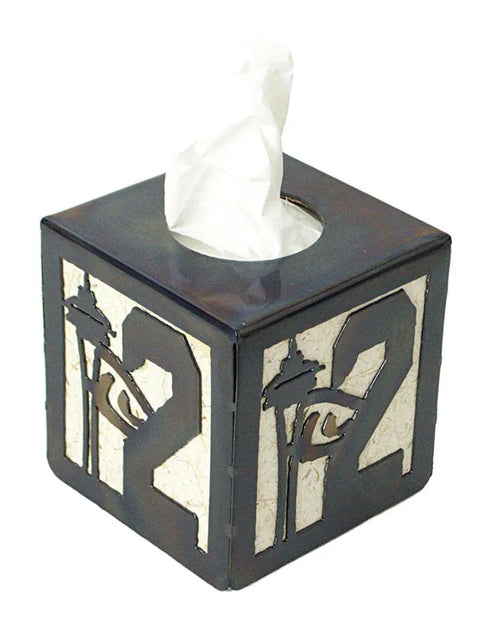 Decorative Tissue Box Holder – Space Needle Design | Handmade in USA Pacific Northwest Knights Home Decor  item