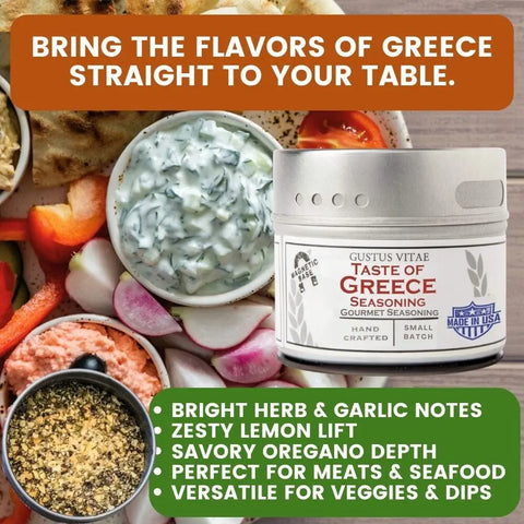 Deluxe 20-Piece International Seasoning Set – Gourmet Herb and Spice Collection | Made in USA Handcrafted Gustus Vitae  Collections & Gift Sets
