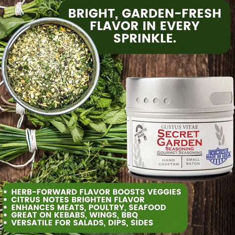 Deluxe 20-Piece International Seasoning Set – Gourmet Herb and Spice Collection | Made in USA Handcrafted Gustus Vitae  Collections & Gift Sets
