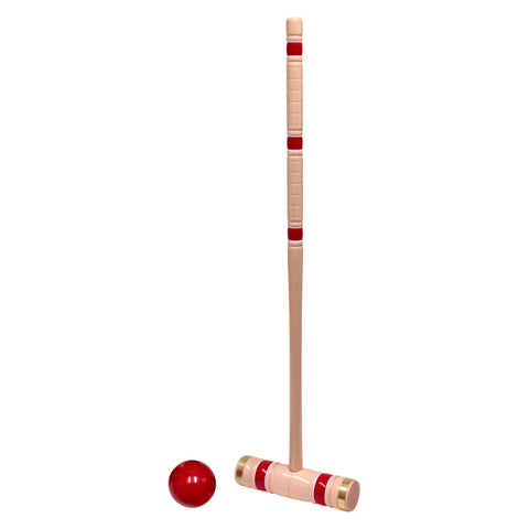 Deluxe 8-Player Hardwood Croquet Set – Maple Mallets with Vinyl Wickets – AmishCrafted | Made in USA Amish Toy Box  Outdoor Games, Backyard Croquet