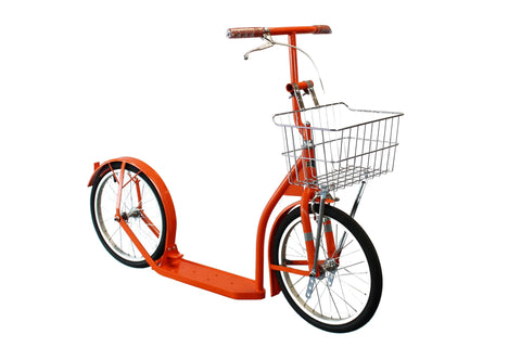 Deluxe Amish-Made Kick Scooter with 16 Inch Wheels – Big Kid Size – Steel Frame | Made in USA Amish Toy Box  Sports