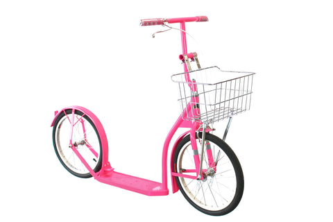 Deluxe Amish-Made Kick Scooter with 16 Inch Wheels – Big Kid Size – Steel Frame | Made in USA Amish Toy Box  Sports