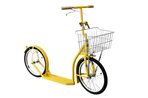 Deluxe Amish-Made Kick Scooter with 16 Inch Wheels – Big Kid Size – Steel Frame | Made in USA Amish Toy Box  Sports