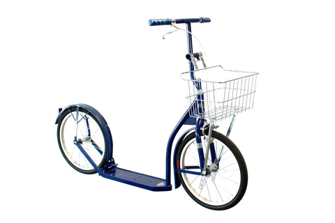 Deluxe Amish-Made Kick Scooter with 16 Inch Wheels – Big Kid Size – Steel Frame | Made in USA Amish Toy Box  Sports