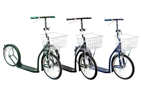 Deluxe Amish-Made Kick Scooter with 16 Inch Wheels – Big Kid Size – Steel Frame | Made in USA Amish Toy Box  Sports