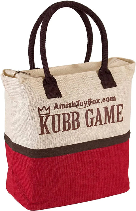 Deluxe Amish-Made Maple Hardwood Kubb Game Set – Regulation Size Batons – Handcrafted Outdoor Yard Game | Made in USA Amish Toy Box  Outdoor Games, Kubb