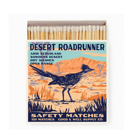 Desert Roadrunner Cabin Matches Good & Well Supply Co. 
