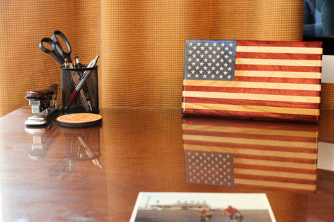 Desktop American Flag - ”Young Glory” American Grains LLC 