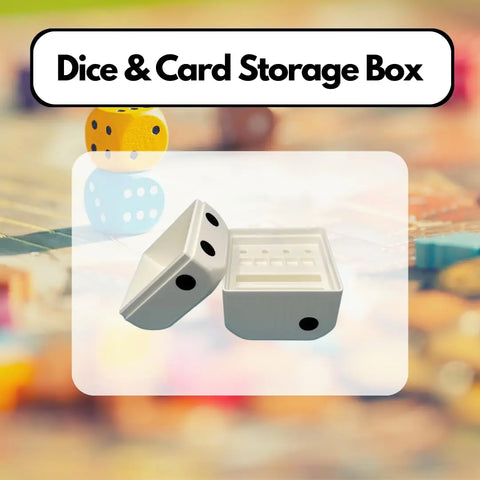 Dice Storage Box Organizer – Compact Game Accessories | Made in USA Chatelet Manufacturing 