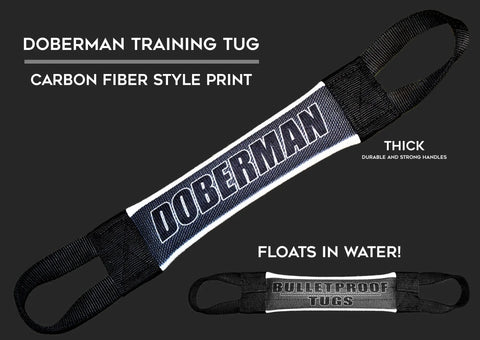 Doberman Heavy-Duty Fire Hose Dog Tug – Durable Training Toy | Made in USA Bulletproof Pet Products Inc  TUGS