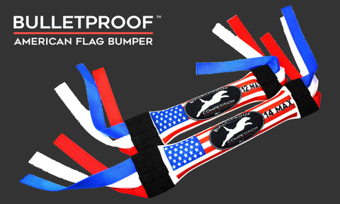 Dock Diving Bumper Tug - Competition Series Weighted - U.S. Flag Bulletproof Pet Products Inc  DOCK TUG