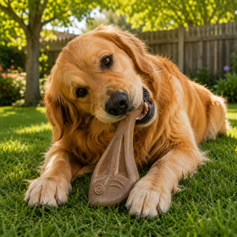 Dog Fish Nylon Dog Chew & Enrichment Toy | Ultra-Durable for Aggressive Chewers | SodaPup SodaPup  Nylon Dog Toys