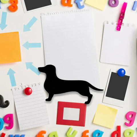 Dog Silhouette Magnet – Strong Fridge Magnet | Made in USA Chatelet Manufacturing 