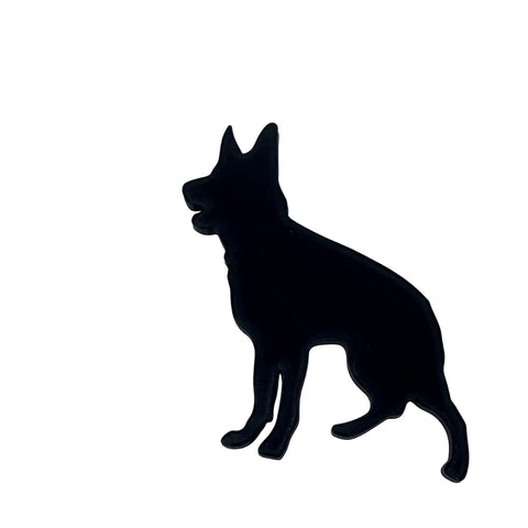 Dog Silhouette Magnet – Strong Fridge Magnet | Made in USA Chatelet Manufacturing   9.95 German Shepherd