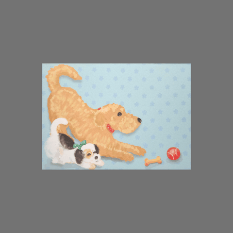 Pack of 8 Dog-Themed Greeting Cards – Playful Pups Design | Made in USA JuLu Cards  Blank Cards