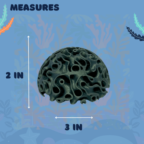 Aquarium Coral Reef Dome – Fish Shelter and Egg Laying Habitat | Made in USA Chatelet Manufacturing 