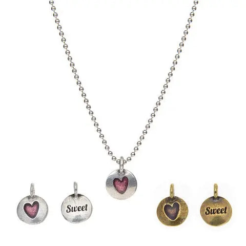 Double-Sided Hearts of Gold Necklace – Dainty Feminine Pendant Gift | Made in USA by Whitney Howard Designs Whitney Howard Designs  Hearts of Gold