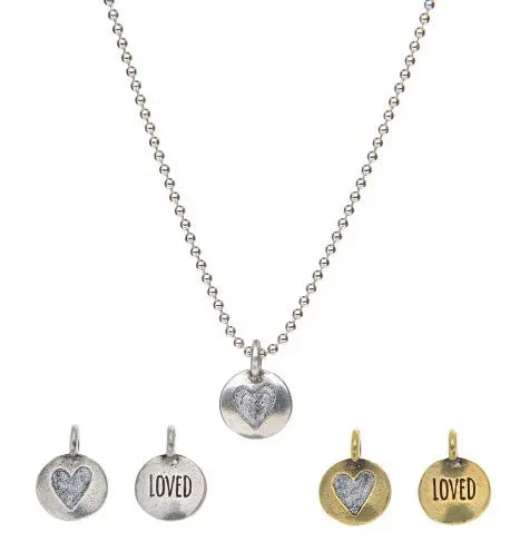 Double-Sided Hearts of Gold Necklace – Handcrafted Custom Pendant | Made in USA by Whitney Howard Designs Whitney Howard Designs  Hearts of Gold