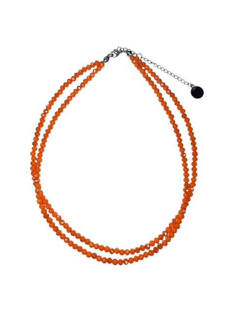 Double Strand Beaded Necklace | Gold & Stainless Steel Options Michelle Marie Boutique  Necklaces