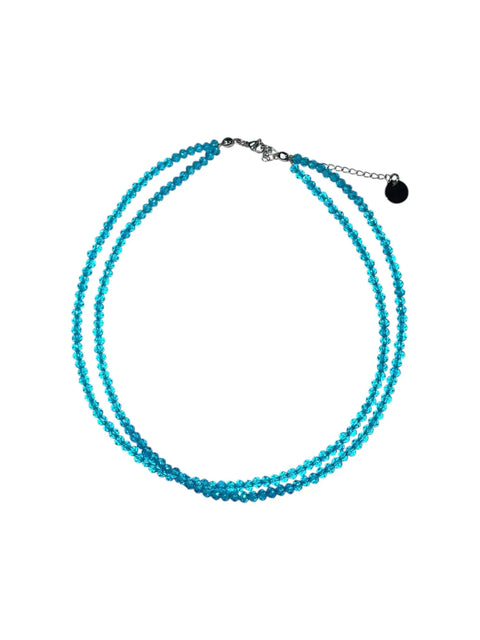 Double Strand Beaded Necklace | Gold & Stainless Steel Options Michelle Marie Boutique  Necklaces