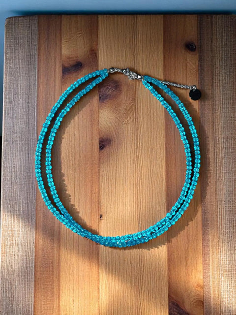 Double Strand Beaded Necklace | Gold & Stainless Steel Options Michelle Marie Boutique  Necklaces