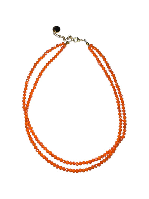 Double Strand Beaded Necklace | Gold & Stainless Steel Options Michelle Marie Boutique  Necklaces