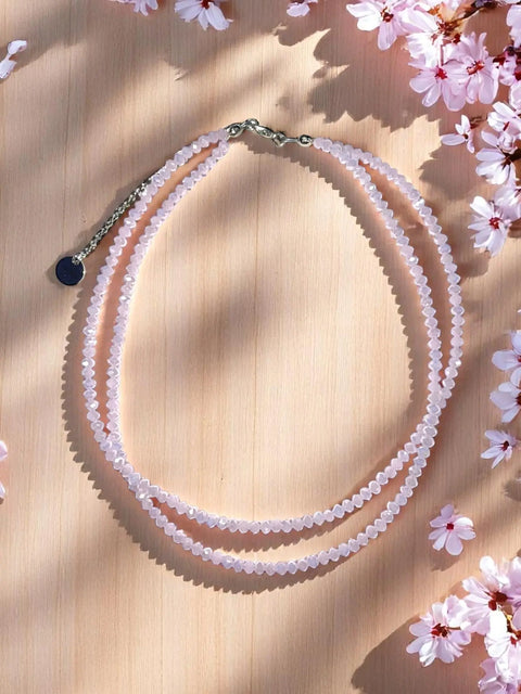 Double Strand Beaded Necklace | Gold & Stainless Steel Options Michelle Marie Boutique  Necklaces