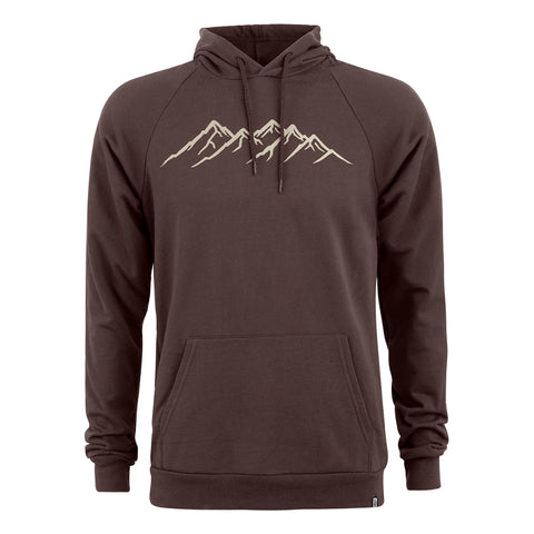 Douglas Fir Pacific Blue Organic Cotton Hoodie – Sustainable Outdoor Wear | Made in USA Fireside Pine 