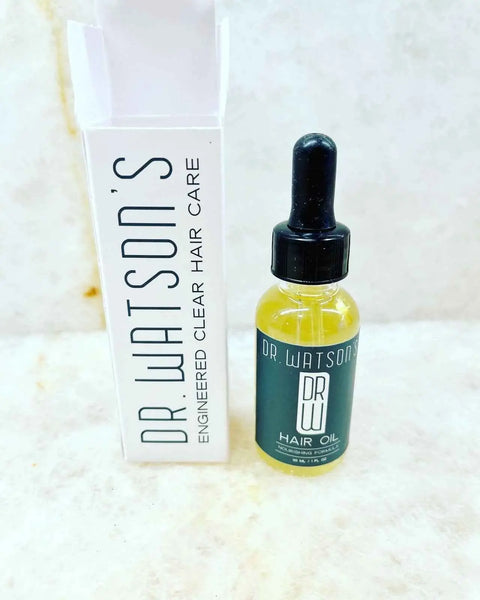 Dr. Watson’s 1 oz Hair Oil – Nourishing Blend of Argan and Castor Oils | Hydrating Formula | Made in USA Dr. Watson's Hair & Body Care  Hair Oil