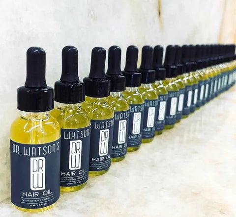 Dr. Watson’s 1 oz Hair Oil – Nourishing Blend of Argan and Castor Oils | Hydrating Formula | Made in USA Dr. Watson's Hair & Body Care  Hair Oil