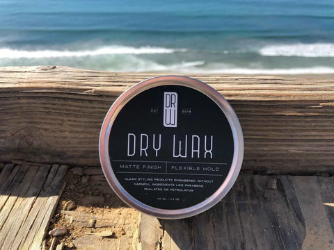 Dr. Watson’s 3.4 Oz Dry Wax – Flexible Hold Matte Finish Hair Styling Wax | Made in USA Dr. Watson's Hair & Body Care  Dry Wax