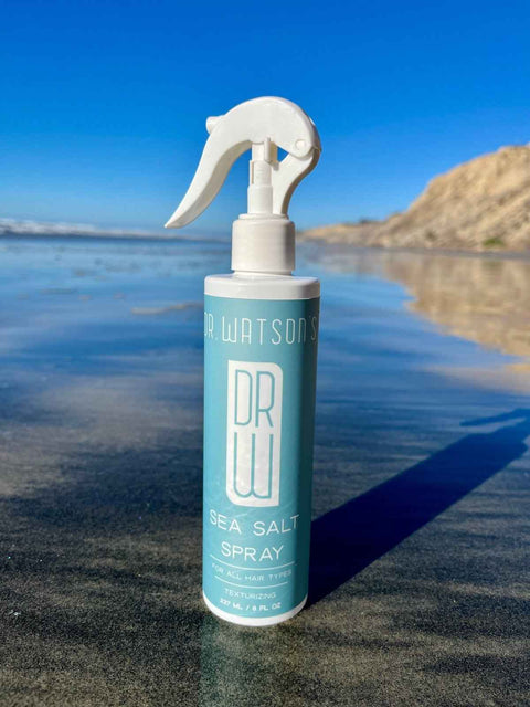 Dr. Watson’s 8 Oz Sea Salt Hair Spray – Volumizing Light Hold Texturizer | Made in USA Premium Hair Care Dr. Watson's Hair & Body Care  Sea Salt Spray
