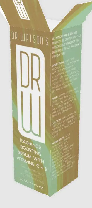 Dr. Watson's Brightening Antioxidant Vitamin C + E + Ferulic Acid Facial Serum for Glowing Skin – 1 Oz | Made in USA Dr. Watson's Hair & Body Care  Vitamin C Serum