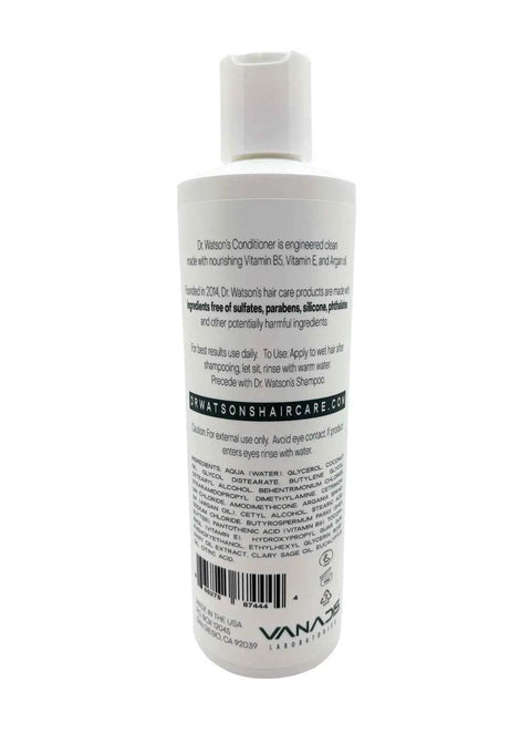 Dr. Watson’s Hair Care Duo – Sulfate-Free Shampoo & Nourishing Conditioner | 16 Oz Each | Made in USA Dr. Watson's Hair & Body Care  Shampoo and Conditioner