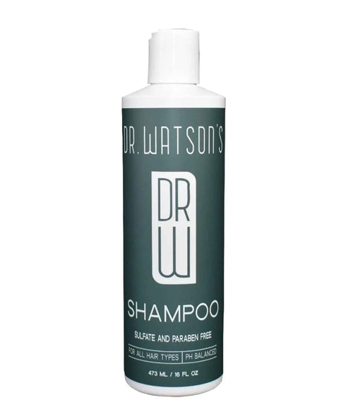 Dr. Watson’s Hair Care Duo – Sulfate-Free Shampoo & Nourishing Conditioner | 16 Oz Each | Made in USA Dr. Watson's Hair & Body Care  Shampoo and Conditioner