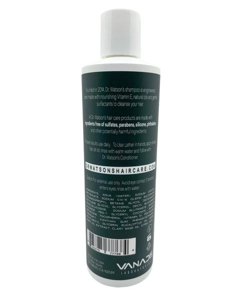 Dr. Watson's Hair Care | Shampoo | the Original | Sulfate Free | PH Balanced | 16 Oz. Dr. Watson's Hair & Body Care  Shampoo