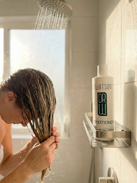 Dr. Watson's Hair Conditioner – 16 Oz Vitamin-Rich Nourishing Formula with Natural Oils | Made in USA Dr. Watson's Hair & Body Care  Conditioner