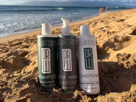Dr. Watson’s Hair and Body Care Set – Sulfate-Free Shampoo, Conditioning & Mint Lime Wash 16 Oz | Made in USA Dr. Watson's Hair & Body Care  Shampoo and Conditioner