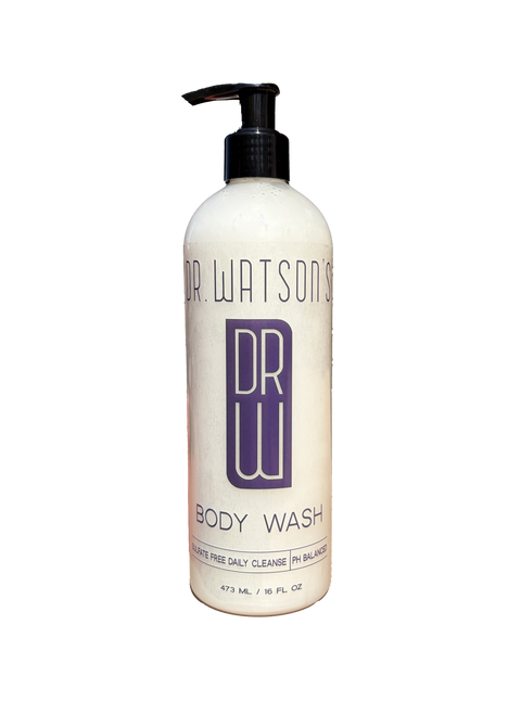 Dr. Watson's Invigorating Body Wash 16 Oz – Sulfate-Free Lime Mint Scent | Made in USA Dr. Watson's Hair & Body Care  Body Wash