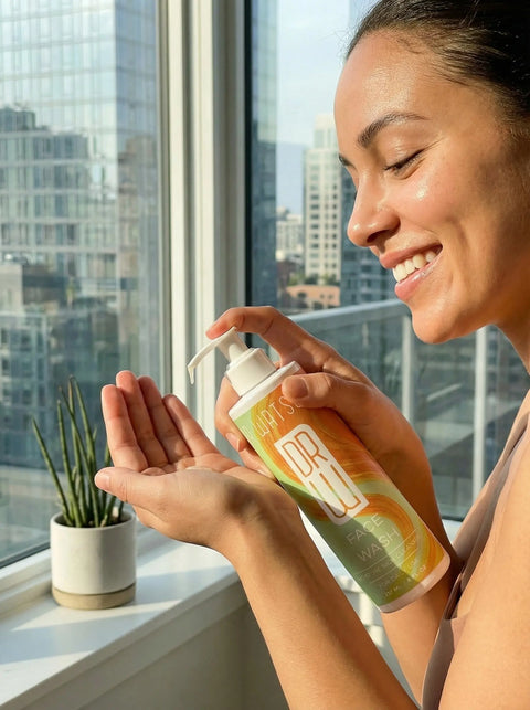 Dr. Watson's Lemon Verbena Face Wash 8 Oz – Gentle Cleanser For All Skin Types | Made in USA Dr. Watson's Hair & Body Care  Face Wash